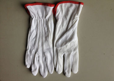 Industrial Cotton Work Gloves Width 8.8cm - 10.6cm With One Elastic Line