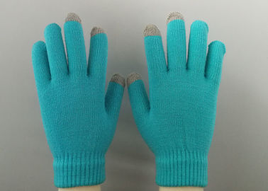10 Gauge Acrylic Touch Screen Gloves , Safety Hand Gloves 22cm - 27cm Length